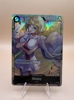 Stussy OP07-085 (Alt Art) SR One Piece Card Game TCG ENGLISH NM - Image 1