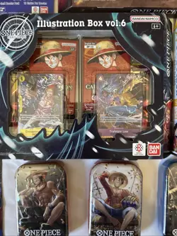 One Piece Bundle: Illustration Box, Starter Deck, Sleeves And Tins. 10 Items. - Image 4