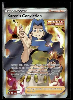 2021 Chilling Reign Holo Karen’s Conviction Uncommon #193/198 - Image 1