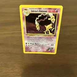 Sabrina's Alakazam 16/132- Gym Challenge Holo Rare Pokemon TCG 2000 Vintage LP - Image 2