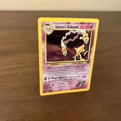 Sabrina's Alakazam 16/132- Gym Challenge Holo Rare Pokemon TCG 2000 Vintage LP - Image 5