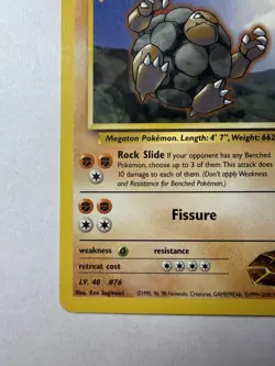 Pokemon TCG Card - Brock's Golem 20/132 Gym Heroes Rare Vintage - Image 5