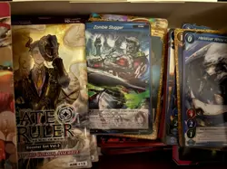 Gate Ruler 10 Sealed Packs + Lot Of Cards Vol 3 Aces Of The Cosmos Assemble TCG - Image 1