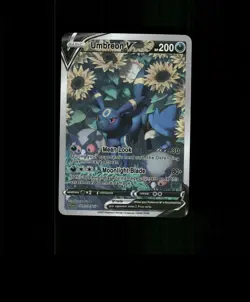 FAN-ART READ DESCRIPTION BELOW HOLO UMBREON Card UMBREON Pokemon Card p1 - Image 1
