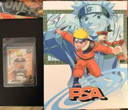 PSA Naruto Uzumaki Promo Card (NRSA-PR-003) And Magazine - Image 1