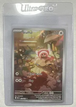 Stufful IR 154/132 MEG Mega Evolution Pokemon Card TCG - NM Near Mint JW - Image 1