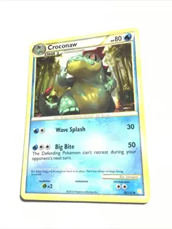CROCONAW - 38/123 - HeartGold SoulSilver HGSS - Pokemon Card - PL - Image 1