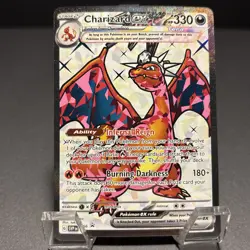 Charizard ex 056 Sv: Scarlet & Violet Promo Cards Holo Terastal Lightly Played - Image 1