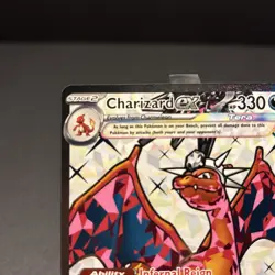 Charizard ex 056 Sv: Scarlet & Violet Promo Cards Holo Terastal Lightly Played - Image 3