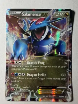 Salamence EX XY170 Ultra Rare Promo Card from XY Black Star Promos Set - Image 1