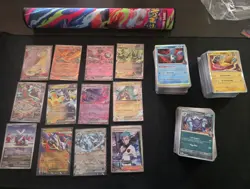 Destined Rival Full Art Bulk Cards -With Accessories, Charizard UPC Play Mat - Image 1