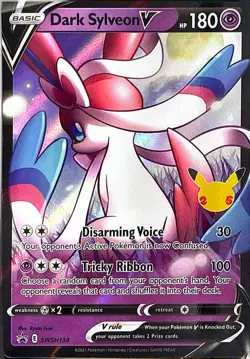 Dark Sylveon V - Foil Promo SWSH: Sword & Shield Promo Cards SWSH134 NM - Image 1