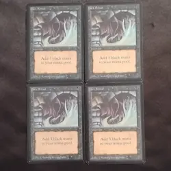 Magic The Gathering Beta Dark Ritual x4 Interrupt Black Sandra Everingham - Image 1