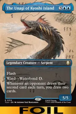 The Unagi of Kyoshi Island ** FOIL BORDERLESS ** Avatar: The Last Airbender MTG - Image 1