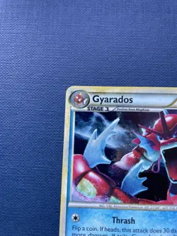 Pokemon Red Gyarados 123/123 Shiny Holo Rare Card Heartgold Soulsilver HGSS - Image 2