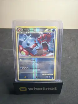 Gyarados (Red) Shiny Pokemon TCG HeartGold SoulSilver #123/123 Reverse Holo LP - Image 1