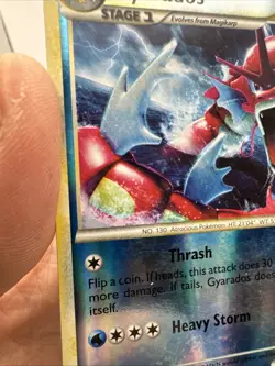 Gyarados (Red) Shiny Pokemon TCG HeartGold SoulSilver #123/123 Reverse Holo LP - Image 4
