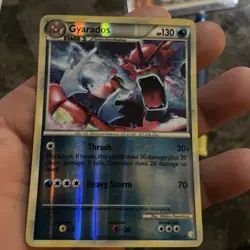 Gyarados (Red) Shiny Pokemon TCG HeartGold SoulSilver #123/123 Reverse Holo LP - Image 1