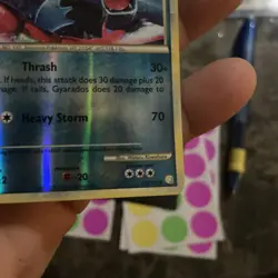 Gyarados (Red) Shiny Pokemon TCG HeartGold SoulSilver #123/123 Reverse Holo LP - Image 3