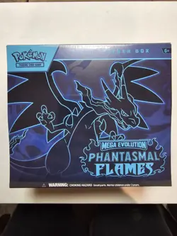 NEW POKEMON TCG: MEGA EVOLUTION PHANTASMAL FLAMES ELITE TRAINER BOX NISB - Image 1