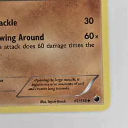 Onix 61/116 Uncommon BW Plasma Freeze LP Pokemon - Image 5