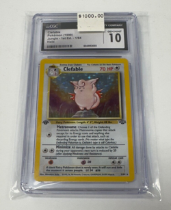1999 Pokemon Clefable Jungle 1st Edition Holo 1/64 Gem Mint 10 - Image 2