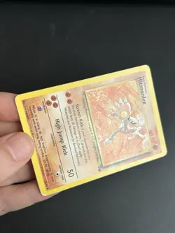 Pokemon TCG Hitmonlee 22/62 Fossil LP - Image 3