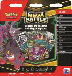 Pokemon Mega Gengar EX Battle Deck Factory Sealed 60-Card TCG w/ Holo Haunter - Image 2