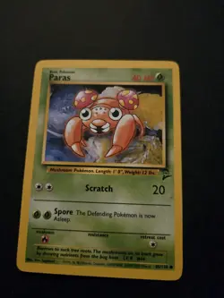 POKEMON PARAS 85/130 BASE SET 2 1999/2000 - Image 1