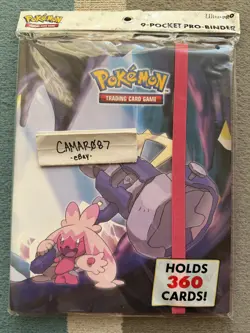 Pokemon TCG Ultra Pro 9 Pocket ProBinder Tinkaton FREE BOOSTER PACK NEW - Image 1
