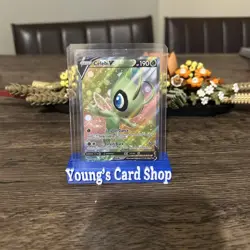 Celebi V (Full Art) 160/198 SWSH06: Chilling Reign - Ultra Rare Holo Pokemon - Image 1