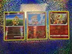 Pokemon TCG Reverse Holo Chimchar: Majestic Dawn 56/100; Steam Siege 18/114 - Image 1