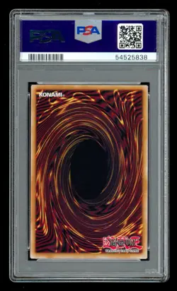 YuGiOh Legend of Blue Eyes - RED-EYES B. DRAGON LOB-070 Reprint Unlimited PSA 8! - Image 4