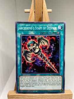 Archfiend's Staff Of Despair - 1st Edition BLVO-EN063 - NM - YuGiOh - Image 1