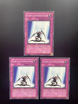 Yugioh Light Of Intervention SKE-046 1st Edition Common MP/HP X3 - Image 1