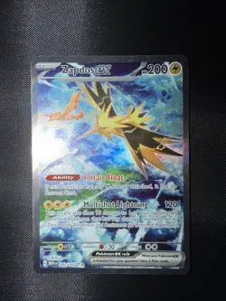 Pokemon TCG Zapdos EX 202/165 Scarlet Violet 151 Special Illustration Rare Mint - Image 2