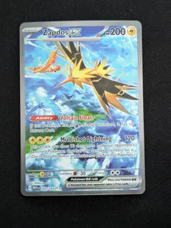 Zapdos ex 202/165 Scarlet & Violet 151 Special Illustration Rare Pokemon TCG SIR - Image 2