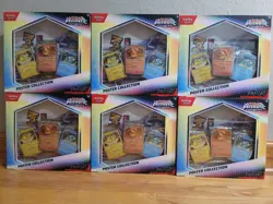 Lot of (6) Pokemon Prismatic Evolutions Poster Collection Boxes Sealed - Image 1