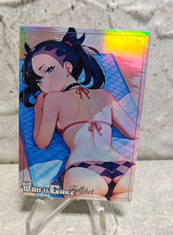 Marnie Trading Card Waifu Goddess Story Anime Girl holo Karte Manga Full Art - Image 1