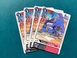 Greymon (X Antibody) BT11-064 Playset Dimensional Phase Digimon Card Game x4 - Image 1