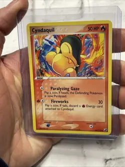 Pokemon TCG Cyndaquil EX Unseen Forces 54/115 Regular Common NM/MT Pokemon Card - Image 1