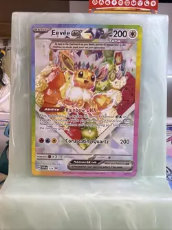 Pokemon TCG Prismatic Evolutions Eevee EX 174 Black Star Promo Card #174 - Image 1