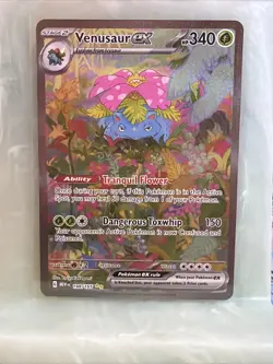 Pokemon TCG Venusaur EX Card 198/165 Scarlet & Violet 151 Sir Mint Condition - Image 1