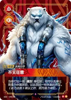 Customized links Volibear League of Legends - Riftbound TCG Card Chinese 2025 - Image 2