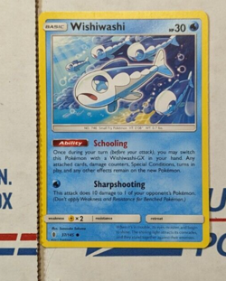 Wishiwashi 37/145 LP - Guardians Rising Sun Moon Pokemon Card - Image 1