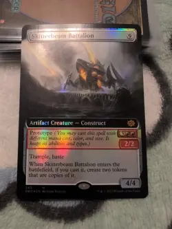 Skitterbeam Battalion (Extended Art) The Brothers' War Foil NM 2126 - Image 1
