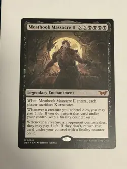 MTG DSK-0293 Meathook Massacre II (0293) - Duskmourn Mythic Rare - Image 1