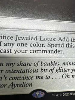 MTG Jeweled Lotus Commander Masters Regular Magic the Gathering !!! - Image 4