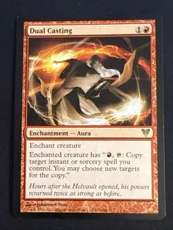 1x Dual Casting (133) Avacyn Restored LP MTG Magic the Gathering x1 MKE - Image 1
