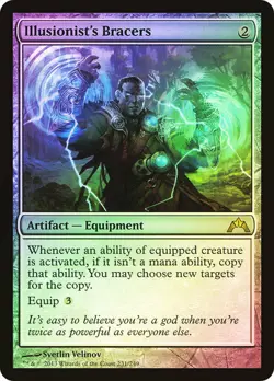 Illusionist's Bracers Foil Gatecrash Mtg Magic English - Image 1
